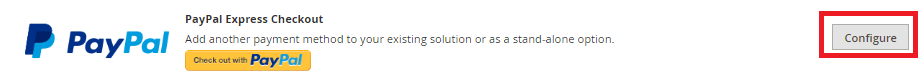 PayPal Configuration Button image